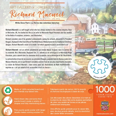 MasterPieces 1000 Piece Jigsaw Puzzle - White Dove Farm - 19.25"x26.75" 5 MasterPieces 1000 Piece Jigsaw Puzzle - White Dove Farm - 19.25"x26.75" - Image 3