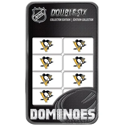 MasterPieces Officially Licensed NHL Pittsburgh Penguins 28 Piece Dominoes Game For Adults 3 MasterPieces Officially Licensed NHL Pittsburgh Penguins 28 Piece Dominoes Game For Adults