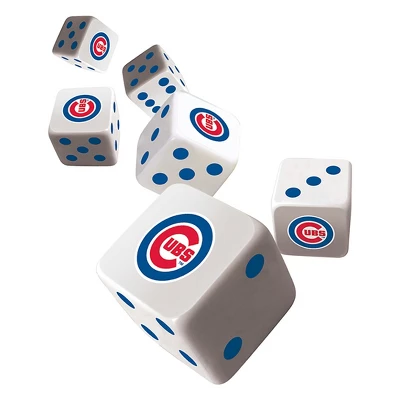 MasterPieces Officially Licensed MLB Chicago Cubs 2-Pack Playing Cards & Dice Set For Adults 5 MasterPieces Officially Licensed MLB Chicago Cubs 2-Pack Playing Cards & Dice Set For Adults - Image 3