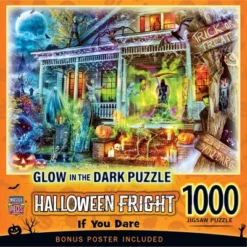 MasterPieces 1000 Piece Halloween Glow In The Dark Puzzle - If You Dare