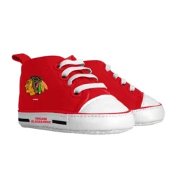 Baby Fanatic Pre-Walkers High-Top Unisex Baby Shoes - NHL Chicago Blackhawks