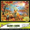MasterPieces 500 Piece Glow In The Dark Puzzle - Fox And Friends - 15"x21" -Games and Puzzles Shop GUEST 69b810b5 3943 4ee8 b17b e76c4dac1dfe