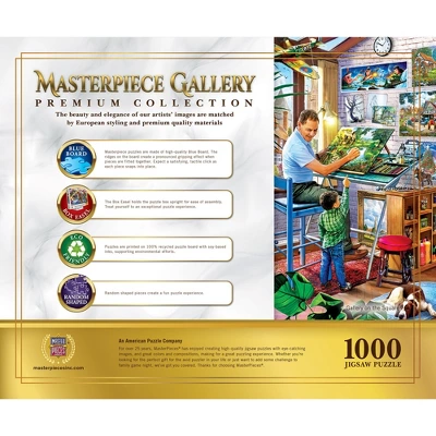 MasterPieces 1000 Piece Jigsaw Puzzle - Gallery On The Square - 26.8"x19.3" 5 MasterPieces 1000 Piece Jigsaw Puzzle - Gallery On The Square - 26.8"x19.3" - Image 3