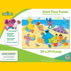 Sesame Street "Fun In The Sun" - 24 Piece Giant Floor Puzzle, Ages 3+ -Games and Puzzles Shop GUEST 69ef315b 2f9f 49ee 9d07 f3f48805f1b6
