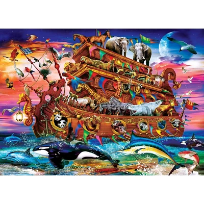 MasterPieces 1000 Piece Puzzle - Noah's Ark Ships Ahoy - 19.25"x26.75" 4 MasterPieces 1000 Piece Puzzle - Noah's Ark Ships Ahoy - 19.25"x26.75" - Image 2