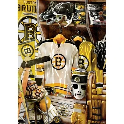 MasterPieces 500 Piece Puzzle - Boston Bruins Locker Room - 15"x21" 4 MasterPieces 500 Piece Puzzle - Boston Bruins Locker Room - 15"x21" - Image 2
