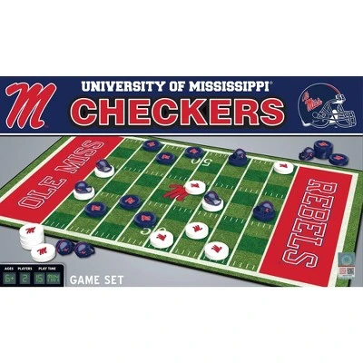 MasterPieces Officially Licensed NCAA Ole Miss Rebels Checkers Board Game For Families And Kids Ages 6 And Up 3 MasterPieces Officially Licensed NCAA Ole Miss Rebels Checkers Board Game For Families And Kids Ages 6 And Up