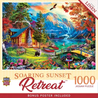 MasterPieces 1000 Piece Jigsaw Puzzle - Soaring Sunset - 19.25"x26.75" 3 MasterPieces 1000 Piece Jigsaw Puzzle - Soaring Sunset - 19.25"x26.75"