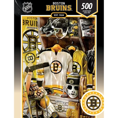 MasterPieces 500 Piece Puzzle - Boston Bruins Locker Room - 15"x21" 3 MasterPieces 500 Piece Puzzle - Boston Bruins Locker Room - 15"x21"