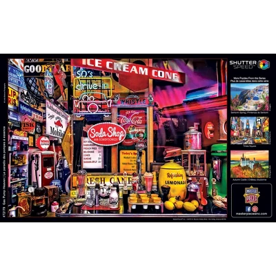 MasterPieces 1000 Piece Jigsaw Puzzle - Gas Pump Heaven - 19.25"x26.75" 6 MasterPieces 1000 Piece Jigsaw Puzzle - Gas Pump Heaven - 19.25"x26.75" - Image 4