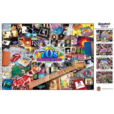 MasterPieces 1000 Piece Puzzle - 70's Greatest Artists - 19.25"x26.75" 6 MasterPieces 1000 Piece Puzzle - 70's Greatest Artists - 19.25"x26.75" - Image 4