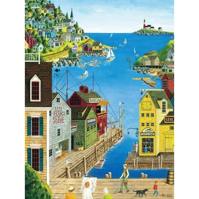 MasterPieces Inc A Walk On The Pier 300 Piece Large EZ Grip Jigsaw Puzzle 4 MasterPieces Inc A Walk On The Pier 300 Piece Large EZ Grip Jigsaw Puzzle - Image 2