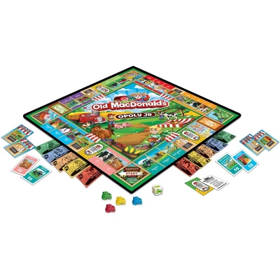 MasterPieces Kids & Family Board Games - Old MacDonald's Farm Opoly Jr. 4 MasterPieces Kids & Family Board Games - Old MacDonald's Farm Opoly Jr. - Image 2