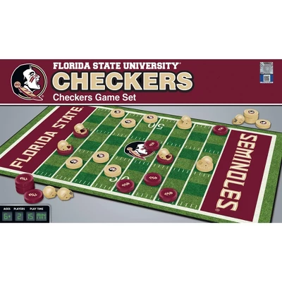 MasterPieces Officially Licensed NCAA Florida State Seminoles Checkers Board Game For Families And Kids Ages 6 And Up 3 MasterPieces Officially Licensed NCAA Florida State Seminoles Checkers Board Game For Families And Kids Ages 6 And Up