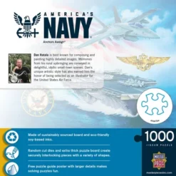 MasterPieces 1000 Piece Jigsaw Puzzle For Adults - U.S Navy - 19.25"x26.75" 10 MasterPieces 1000 Piece Jigsaw Puzzle For Adults - U.S Navy - 19.25"x26.75" -Games and Puzzles Shop GUEST 72e4ef59 2077 430e ba60 a7f1e1103b69