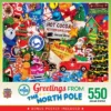 MasterPieces 550 Piece Puzzle - Greetings From The North Pole - 18"x24" -Games and Puzzles Shop GUEST 745fb5e0 132e 4965 856d 3caa7098173b