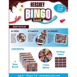 MasterPieces Inc Hershey Bingo Game | 2-6 Players