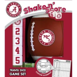 MasterPieces Officially Licsenced NCAA Alabama Crimson Tide Shake N' Score Dice Game For Age 6 And Up