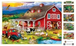 MasterPieces 1000 Piece Jigsaw Puzzle - Barnyard Crowd - 19.25"x26.75" 11 MasterPieces 1000 Piece Jigsaw Puzzle - Barnyard Crowd - 19.25"x26.75" -Games and Puzzles Shop GUEST 759800b6 89e4 4013 a0c4 3dcebfb81702