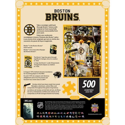 MasterPieces 500 Piece Puzzle - Boston Bruins Locker Room - 15"x21" 5 MasterPieces 500 Piece Puzzle - Boston Bruins Locker Room - 15"x21" - Image 3