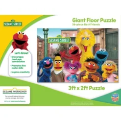 MasterPieces 36 Piece Jigsaw Puzzle For Kids - Sesame Street Best Friends -Games and Puzzles Shop GUEST 75f2e741 215e 4241 ad08 adf70294e833