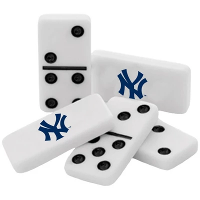 MasterPieces Officially Licensed MLB New York Yankees 28 Piece Dominoes Game For Adults 4 MasterPieces Officially Licensed MLB New York Yankees 28 Piece Dominoes Game For Adults - Image 2