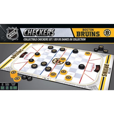 MasterPieces Officially Licensed NHL Boston Bruins Checkers Board Game For Families And Kids Ages 6 And Up 3 MasterPieces Officially Licensed NHL Boston Bruins Checkers Board Game For Families And Kids Ages 6 And Up