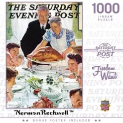 MasterPieces 1000 Piece Jigsaw Puzzle - Freedom From Want - 19.25"x26.75"