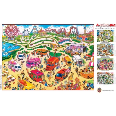MasterPieces A-Maze-Ing 500 Piece Jigsaw Puzzle - Summer Carnival - 15"x21" 6 MasterPieces A-Maze-Ing 500 Piece Jigsaw Puzzle - Summer Carnival - 15"x21" - Image 4