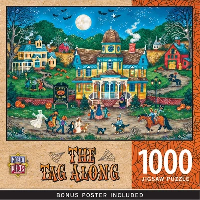 MasterPieces 1000 Piece Halloween Jigsaw Puzzle - The Tag Along 3 MasterPieces 1000 Piece Halloween Jigsaw Puzzle - The Tag Along