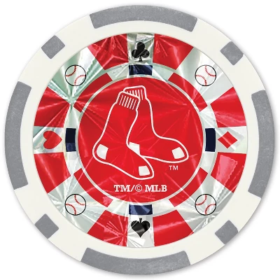 MasterPieces Casino Style 20 Piece 11.5 Gram Poker Chip Set MLB Boston Red Sox Silver Edition 3 MasterPieces Casino Style 20 Piece 11.5 Gram Poker Chip Set MLB Boston Red Sox Silver Edition