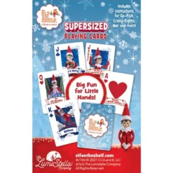 MasterPieces Kids Games - Elf On The Shelf - Supersized Playing Cards 9 MasterPieces Kids Games - Elf On The Shelf - Supersized Playing Cards -Games and Puzzles Shop GUEST 79d88105 38a2 40e1 a2de 24fdaeaa9087
