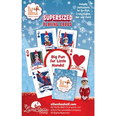 MasterPieces Kids Games - Elf On The Shelf - Supersized Playing Cards 5 MasterPieces Kids Games - Elf On The Shelf - Supersized Playing Cards - Image 3