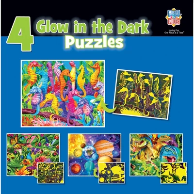 MasterPieces Kids Jigsaw Puzzle Set - Blue Glow 4-Pack 100 Pieces 9 MasterPieces Kids Jigsaw Puzzle Set - Blue Glow 4-Pack 100 Pieces - Image 7