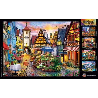 MasterPieces 1000 Piece Puzzle - Bavarian Flower Market - 19.25"x26.75" 6 MasterPieces 1000 Piece Puzzle - Bavarian Flower Market - 19.25"x26.75" - Image 4