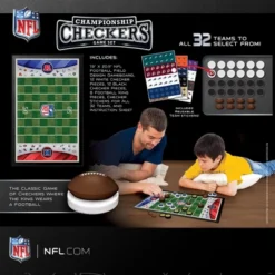 MasterPieces Officially Licensed NFL League-NFL Checkers Board Game For Families And Kids Ages 6 And Up -Games and Puzzles Shop GUEST 7ad59528 18a5 4461 8a70 542a43fbc2f1
