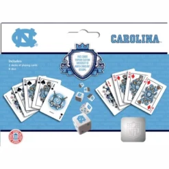 MasterPieces Officially Licensed NCAA UNC Tar Heels 2-Pack Playing Cards & Dice Set For Adults -Games and Puzzles Shop GUEST 7bb2cf56 e1e9 41f1 ba8e ece60fc88c9f