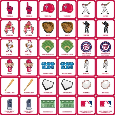 MasterPieces Officially Licensed MLB Washington Nationals Matching Game For Kids And Families 4 MasterPieces Officially Licensed MLB Washington Nationals Matching Game For Kids And Families - Image 2