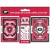 MasterPieces Officially Licensed NCAA Georgia Bulldogs 2-Pack Playing Cards & Dice Set For Adults -Games and Puzzles Shop GUEST 7cc785de e1d4 444a a9e2 0da7101bee44