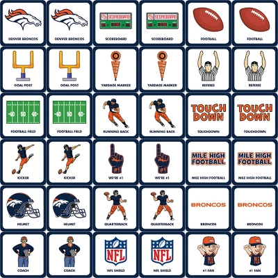 MasterPieces Officially Licensed NFL Denver Broncos Matching Game For Kids And Families 4 MasterPieces Officially Licensed NFL Denver Broncos Matching Game For Kids And Families - Image 2