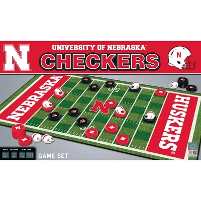 MasterPieces Officially Licensed NCAA Nebraska Cornhuskers Checkers Board Game For Families And Kids Ages 6 And Up 3 MasterPieces Officially Licensed NCAA Nebraska Cornhuskers Checkers Board Game For Families And Kids Ages 6 And Up
