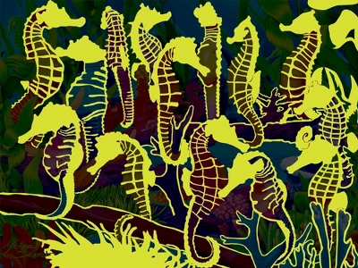 MasterPieces 300 Piece EZ Grip Jigsaw Puzzle - Singing Seahorses - 18"x24" 7 MasterPieces 300 Piece EZ Grip Jigsaw Puzzle - Singing Seahorses - 18"x24" - Image 5