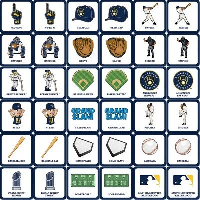MasterPieces Officially Licensed MLB Milwaukee Brewers Matching Game For Kids And Families 4 MasterPieces Officially Licensed MLB Milwaukee Brewers Matching Game For Kids And Families - Image 2