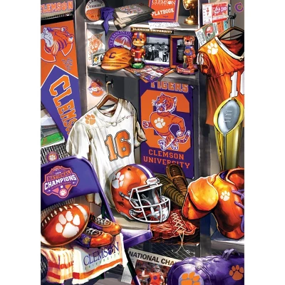 MasterPieces 500 Piece Puzzle - Clemson Tigers Locker Room - 15"x21" 4 MasterPieces 500 Piece Puzzle - Clemson Tigers Locker Room - 15"x21" - Image 2