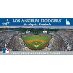 MasterPieces Sports Panoramic Puzzle - MLB Los Angeles Dodgers Center View