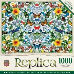 MasterPieces 1000 Piece Jigsaw Puzzle - Butterflies - 19.25"x26.75"