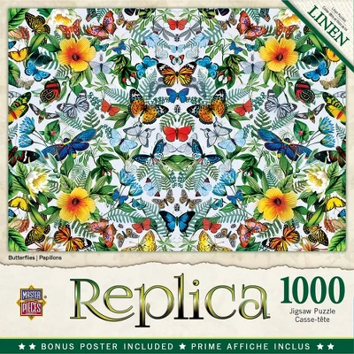 MasterPieces 1000 Piece Jigsaw Puzzle - Butterflies - 19.25"x26.75" 3 MasterPieces 1000 Piece Jigsaw Puzzle - Butterflies - 19.25"x26.75"