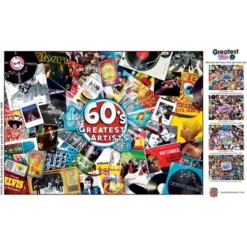 MasterPieces 1000 Piece Puzzle - 60's Greatest Artists - 19.25"x26.75" 11 MasterPieces 1000 Piece Puzzle - 60's Greatest Artists - 19.25"x26.75" -Games and Puzzles Shop GUEST 80393b2a 22e2 4315 bb4f 21d4cd68b53e