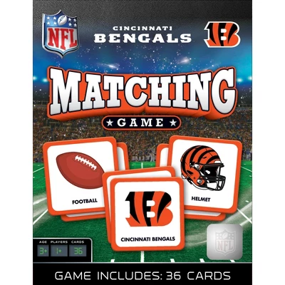 MasterPieces Officially Licensed NFL Cincinnati Bengals Matching Game For Kids And Families 3 MasterPieces Officially Licensed NFL Cincinnati Bengals Matching Game For Kids And Families