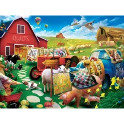 MasterPieces 300 Piece EZ Grip Jigsaw Puzzle - Quilt Country - 18"x24" -Games and Puzzles Shop GUEST 820c2532 f172 4b30 9bf2 c224f8bf5736
